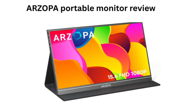 ARZOPA Portable Monitor Review, 15.6” 1080P FHD Laptop